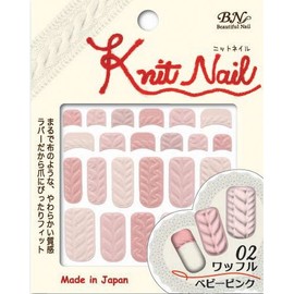 bi-enu Nail Seal Sticker for nittoneirusi-ru Waffle Baby Pink NTA-55 2 pukkuri Soft Yet neirusi-ru Art Material