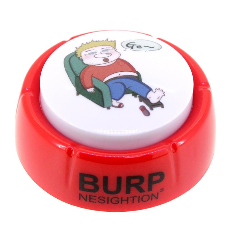 NESIGHTION Prank Button,Fun Hiccup Sound Button,The Button That Makes a