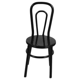 Toyvian Set of 2 Fairy Table Chairs, Metal Mini Dollhouse Chair, Chair Model Made of Metal, Miniature Chairs for Crafts, Miniature House Furniture, Small Dollhouse, L208 Tables and Chairs