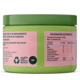 Kind Origins Magnesio Blend en Polvo, Citrato y Glicinato de Magnesio con 65 porciones