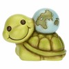 THUN - Tartaruga con mondo, Collezione Icone - ceramica, 10,7x7,2x8,6
