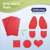 UNIKSTEP 2 Pairs (4 Pieces) Shoe Sole Protectors, Wave Pattern