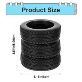 mekueeex 8 Pcs Tire Shaped Pen Holder Car Tire Planter Holder for Men Mechanic Gift Desk Office Home School Accessories Decor Christmas Novelty Funny Supplies Cactus Succulent Planter Pot