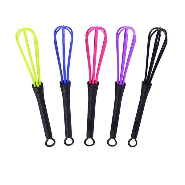 Whisk set, ANGGREK 5PCS Manual whisk Plastic Whisks for Baking