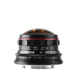 MEKE MK-3.5mm f2.8 Ultra Wide Circular Fisheye Lens for Olympus Panasonic Lumix MFT Micro 4/3 Mount Mirrorless