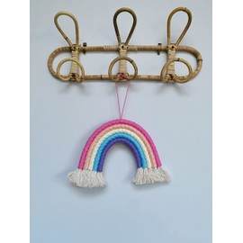 Enia Store Macrame Rainbow Crafts Kit for Beginners with Instructions (Pastel)