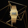 Casio A700WEVG-9A Digital Watch, gold, Bracelet Type