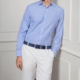 JasGood Automatic Belt Men's Nylon 3.5 cm Ratchet Belt Men's Work Belt Elastic Ratchet Belt with Automatic Buckle, Navy Blue, 110 cm, navy