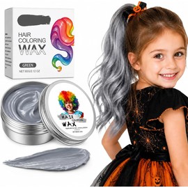 Cera Para Pintar Cabello, Tinte Temporal Para Cabello (Gris)