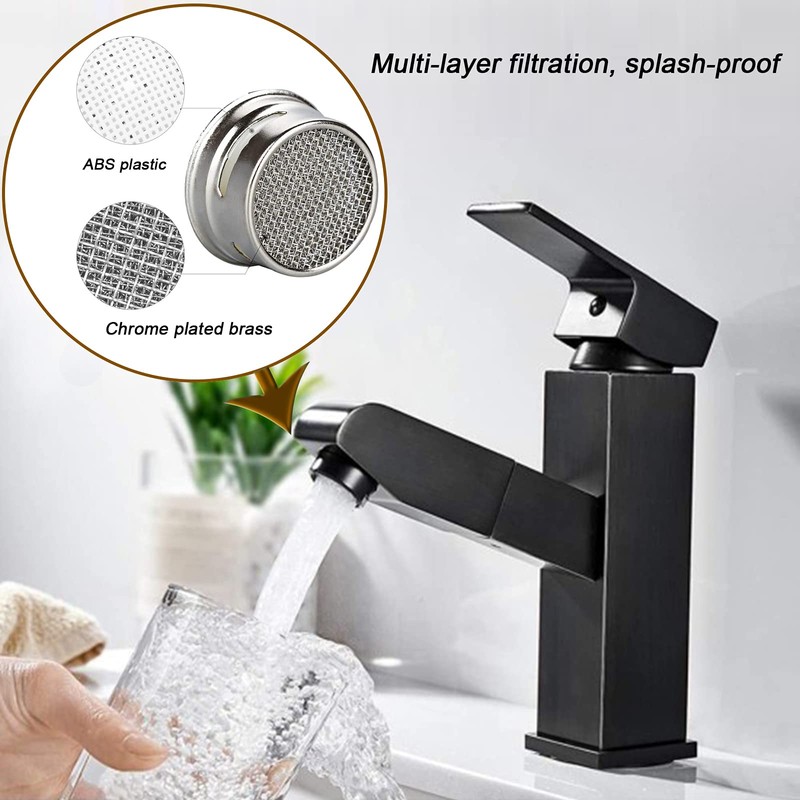 20 Sets of Faucet Aerators with Gaskets 2.2 GPM Plug-in