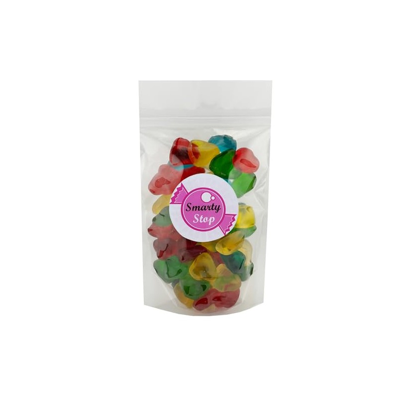 Smarty Stop Rainbow Love Gummy Heart shapped Candy (1 Pound