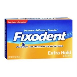 6 Pack - Fixodent Denture Adhesive Powder Extra Hold 2.70oz Each