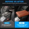 Adunsiaoto Armrest Box Made of Memory Foam for Vehicles, Armrest