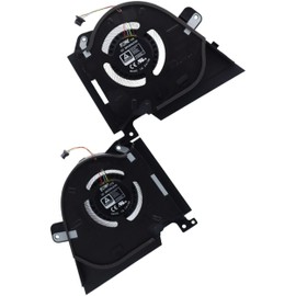 Deal4GO CPU & GPU Graphics Cooling Fan Replacement for ASUS ROG Zephyrus GX551QM GX551QS GX551QR GX551QM-ES96 GX551QS-XS98, Black