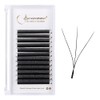 Lunamoon 3D Eyelash Extension, Premade Fans W Lash, Pre-Fanned Ready-to-Use