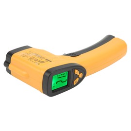 Digital Infrared Thermometer Handheld Temperature Measuring Gun 12:1 Non- -50-550℃ for Hot Water Pipe Cooking Electrical Connection