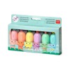 Legami HC0001 Set of 6 Mini Highlighters Carrate Team Carrot
