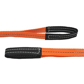 FREAK Belt Sling E-Type, Both Ends Eye-Type, Hoisting, Sling Load Capacity 630kg, Width 20mm, Length 1.5m, Orange