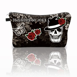 UQWYOID Travel Makeup Bag, Cosmetic Bag Make Up Organizer, Zipper Pouch for Women, Travel Toiletry Bag for Women, Birthday Gifts for Daughter, Storage Toiletry Bag Organizer (NR10645)