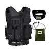 9 pod Paintball / Tactical Vest with Barrel Pouch and
