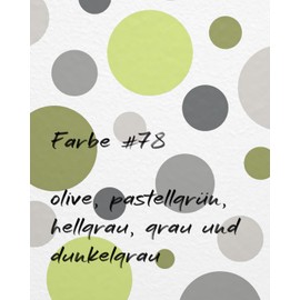 WANDfee Wall Sticker Dots I Green Grey I Wall Sticker Children's Room Girl Boy