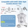 Avenuebool Faucet Handle Replacement Compatible with Kohler 30316, Acrylic Single