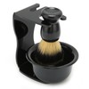 3pcs Shaving Brush Set Beard Shaving Brush Bowl Safety Shaving