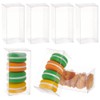 BENECREAT 20 Pcs PVC Transparent Plastic Case, 2.0 x 2.0
