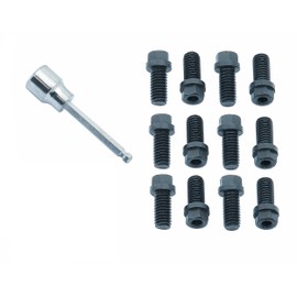 Mr. Gasket 3420G Hex Head Header Bolt , Black