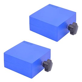 INTLLAB 2pcs/Pack Lab Jack Laboratory Lift Stand Table (4" x 4") Lift Table, Loading Bearing 20lbs