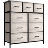 Sorbus Dresser with 9 Faux Wood Drawers - Storage Unit
