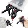 8 Pcs Spring Clamps, 3.5 Inch Plastic Spring Clamps,Heavy Duty