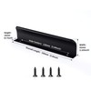 Satanga Edge Matt Black Finger pulls for cabinets Kitchen Concealed