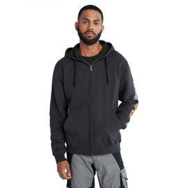 Timberland PRO Men's Hood Honcho Sport Full-Zip Hooded Sweatshirt, Black, Large