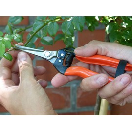 Garten Primus 01040 Garden Shears, Rose Shears, Vine Shears, Florist Scissors, Miracle Scissors, Orange/Silver, 18.1 x 4.9 x 1.8 cm