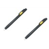 Dwuww 2Pcs Black Pen Tailors Chalk Pencil Sewing Fabric Markers,