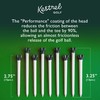 Kestrel Golf - Plastic Golf Tees (15 Pieces) Plastic Golf
