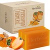 Herbvian 2 Pcs Vietnamese Natrual Persimmon Turmeric Soap Bar with