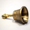 Tibetan 5.5" Bell with Wooden Stick 7-Metal