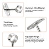 sourcing map 2 Pcs Ceiling Mount Bracket, Wardrobe Pipe Bracket,