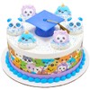 DecoPac Kawaii Characters Cupcake Rings - 24 pc Assorted