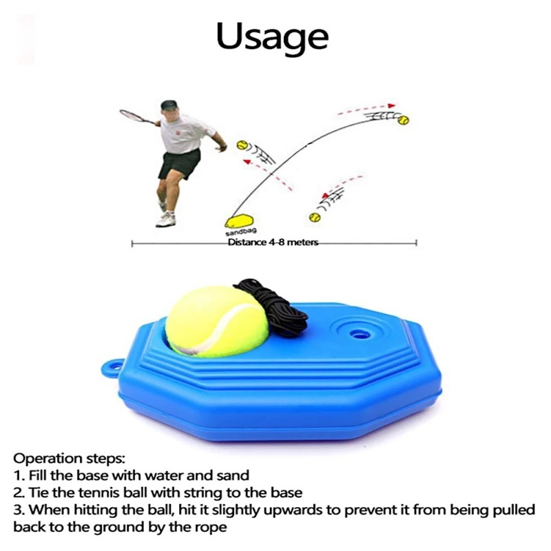 Unbranded High Quality Stable Compact Tennis Rebound Training Base Device