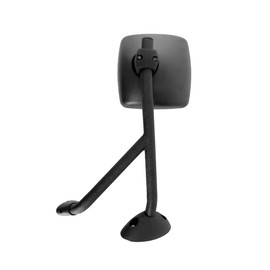 High Soar Hood Mirror for International 4300/Workstar II Black Mirror Assembly, Driver Side (Fit: International 4300 4400 7400 7600 8500 Durastar Truck)