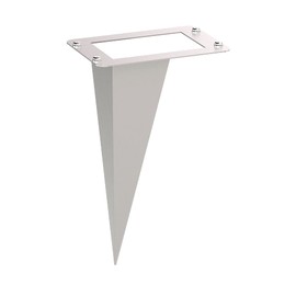 ledscom.de Garden ground spike for POMI, stainless steel, 18 cm, 8 x 11.5 cm