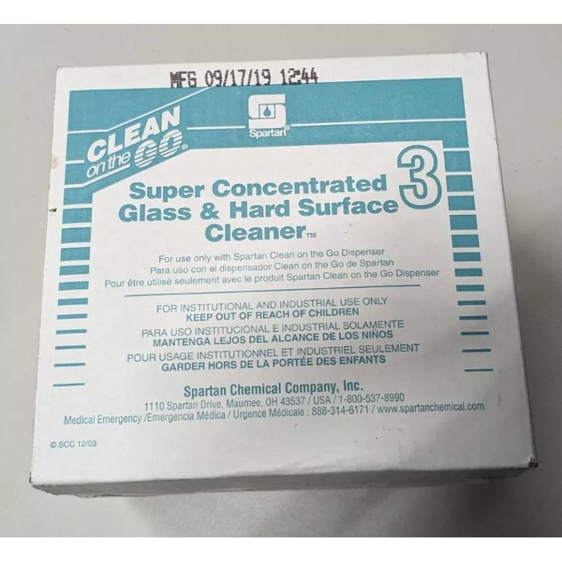 Spartan Chemical Case of 4 Spartan Clean on the Go