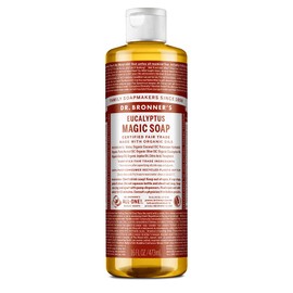 Dr. Bronner's Magic Soap, EU (Eucalyptus), 16.5 fl oz (473 ml), Organic Soap
