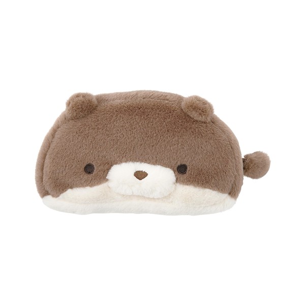 Libuhao 18302-32 Pouch Marshmallow Animal Aquamie Otter (Total Length: Approx. 6.3 inches (16 cm) Sea Life Accessory