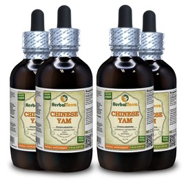 Herbal Terra LLC Chinese Yam, Cinnamon-Vine (Dioscorea Polystachya) Dried Tuber Liquid Extract 4x4 oz