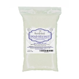 RESURRECTIONbeauty 100% Pure Dead Sea Salt, Bulk Bath Salts for Home Spa & Salt Scrub, Bath & Foot Soak, 2 lb