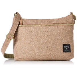 Anello Grande GT-C3362 CLP Classic Heathered Poly Mini Shoulder Bag, Beige